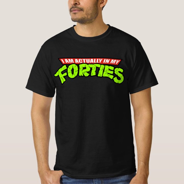 Faktiskt i mina 4 - Ninja Turtles T Shirt (Framsida)
