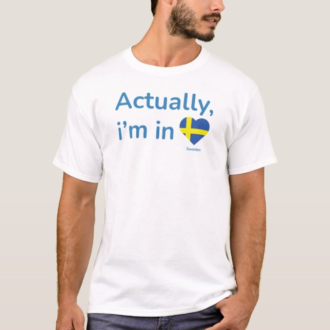 Faktiskt i Sverige T Shirt (Framsida)