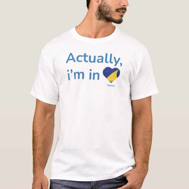 Faktiskt i Tokelau T Shirt (Framsida)