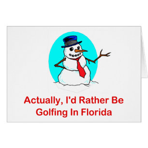 Faktiskt skulle jag är ganska golfspelet i Florid OBS Kort