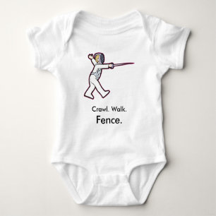 Fäktning Baby Bodysuit T Shirt