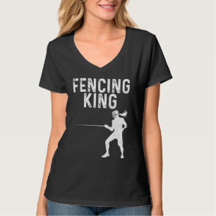 Fäktning för män Pappa Fäktare Svärd Sport T Shirt