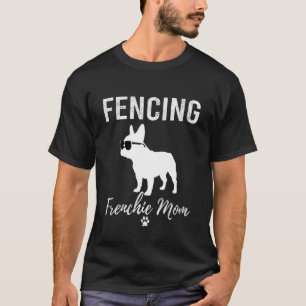 Fäktning Frenchie Mamma Tröja Rolig Hundälskare Fä