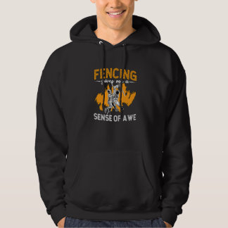 Fäktning Ger Mig En Känsla Av Fäktning Sport Långs Hoodie