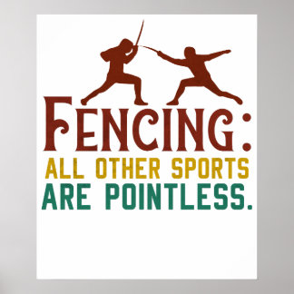 Fäktning Hur jag får fram min poäng Rolig fäktning Poster