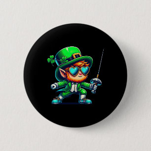 Fäktning Leprechaun Barn Mäns Kvinnors St Patricks Knapp