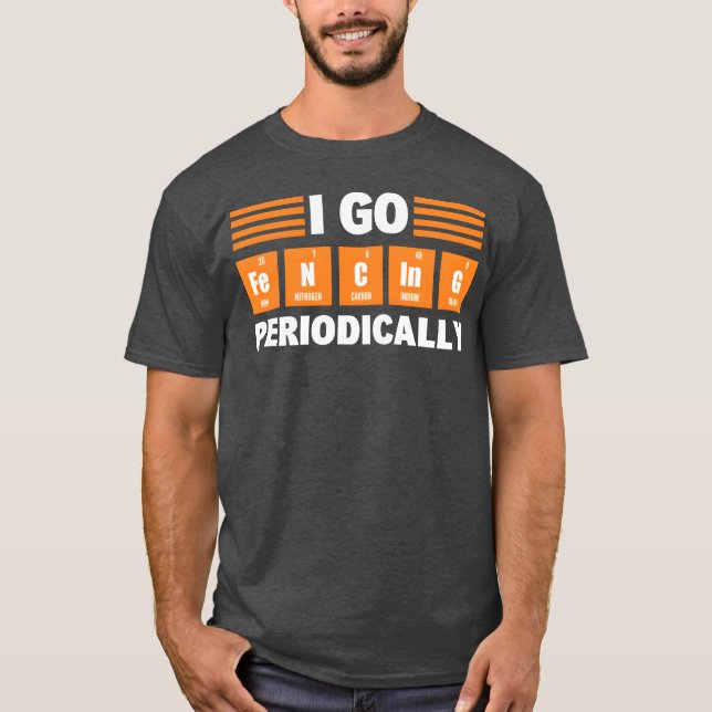 Fäktning Sport Svärdman vän T Shirt (Framsida)