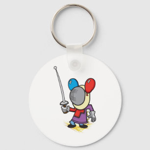 Fäktningbåskeychain Nyckelring