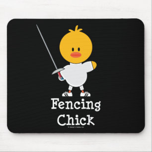Fäktningchick Mousepad Musmatta