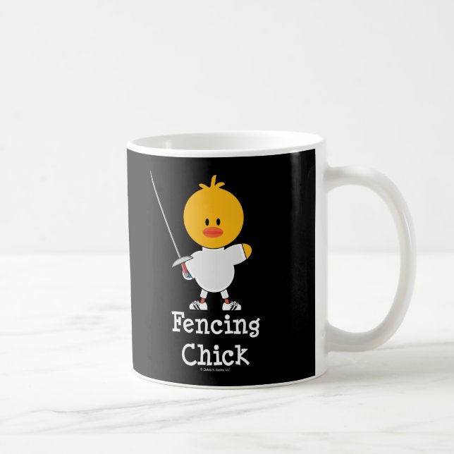 Fäktningchickmugg Kaffemugg (Höger)