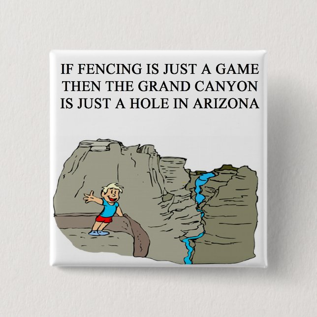 FÄKTNINGfäktareskämt Knapp (Framsida)