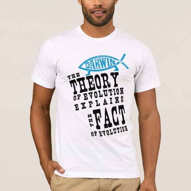 Faktum av evolution t-shirt (Framsida)