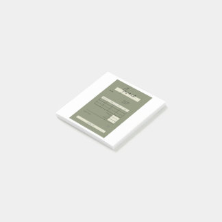 faktura post-it block