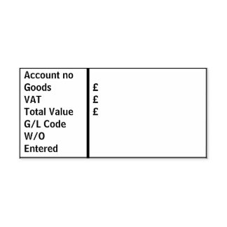 Fakturabehandling Självfärgande Stämpel