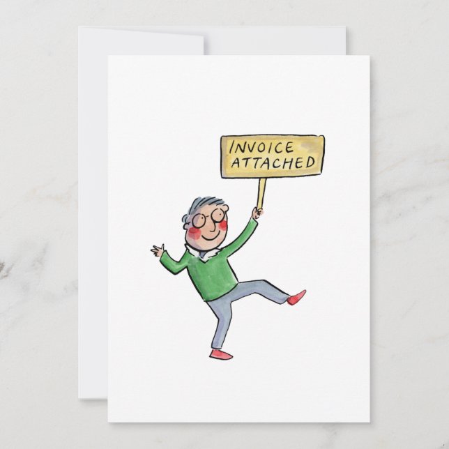 Fakturan bifogad inbjudningar (Framsida)