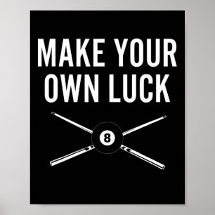 Fakturardesign i Bassäng Player med åtta Boll Poster