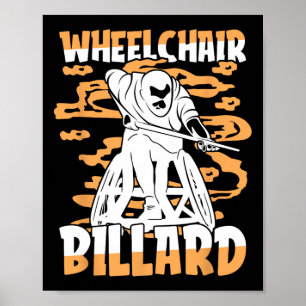 Fakturarrullstol - Bord 9 Ll Bassäng Poster