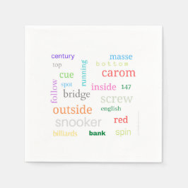 Fakturartematapkins Pappersservett