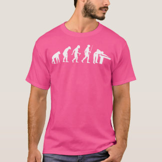 Fakturarutveckling för Billiard Player Snooker Bi T Shirt