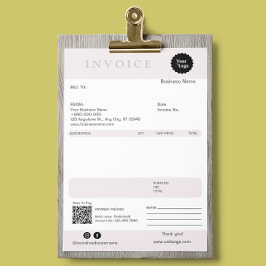 Fakturasinlevns mindre företag - lägg till Logotyp