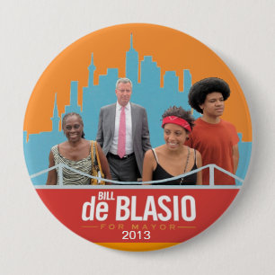 Fakturera de Blasio & borgmästare 2013 för famil Knapp