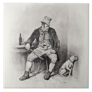 Fakturera Sykes och hans hund, från 'Charles Kakelplatta