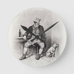 Fakturera Sykes och hans hund, från 'Charles Rund Klocka