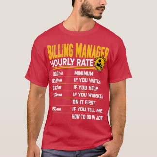 Faktureringshanteraren för timtaxering av felfaktu t shirt