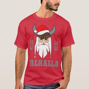 Fala Lala Valhalla jul Santa Viking Nordic M T Shirt