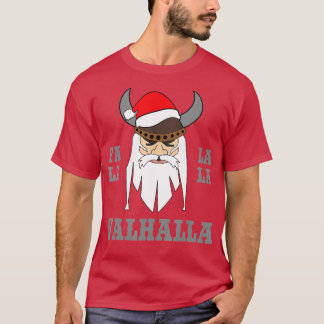 Fala Lala Valhalla jul Santa Viking Nordic M T Shirt