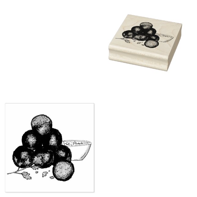 Falafel Bollar Mitten Östra  Chickpeas egyptiska Stämpel (Stämplad)