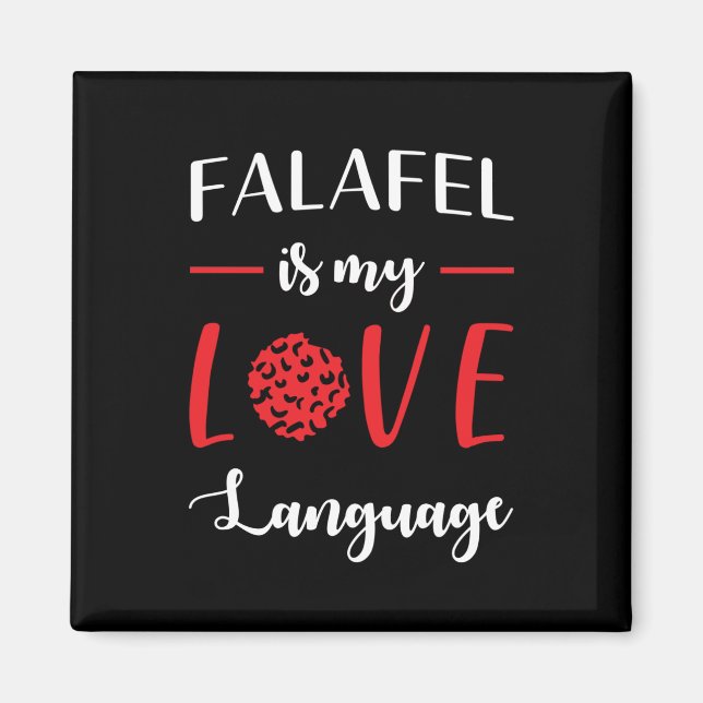 Falafel Kärlek Magnet (Framsidan)