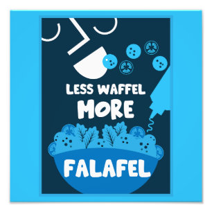 Falafel Mitten Östra Street Food Fototryck