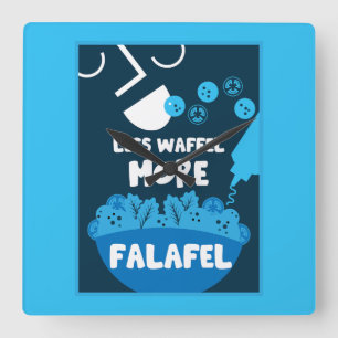Falafel Mitten Östra Street Food Fyrkantig Klocka