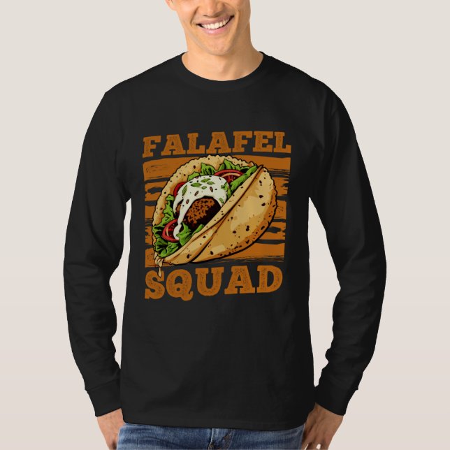 Falafel Squad Hobby Chef Kebap Hummus T Shirt (Framsida)