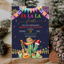 Falala Fiesta Julkaktus Holiday Party