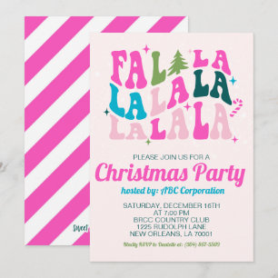 Falala jul Party Inbjudningar