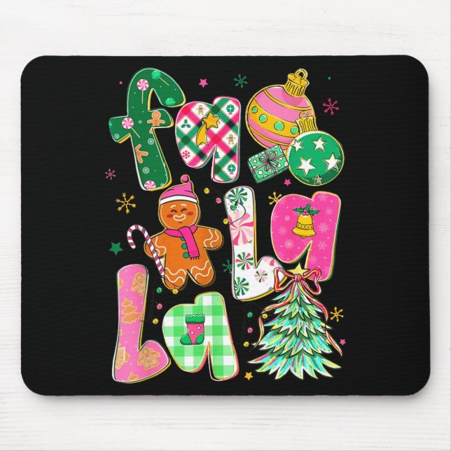 Falala Sublimation Gingerbread Preppy Christmas Co Musmatta (Framsidan)