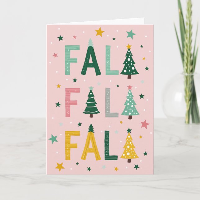 Falala Xmas-julkort Kort (Framsida)