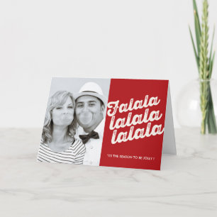 Falalala jul - Julhälsningar kort