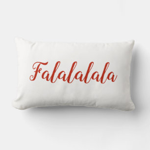 Falalala jul Sång Lumbarkudde
