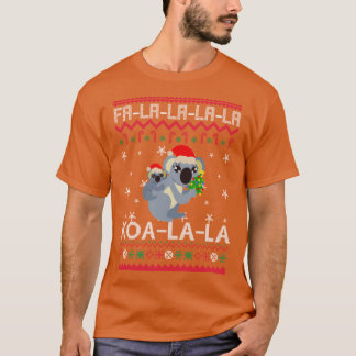 FaLaLaLa KOALALA UniChristmas SweaterJumper Range T Shirt
