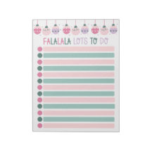 FaLaLaLa Lots to Do Christmas Shopping List