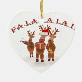 FALALALA.png Julgransprydnad Keramik