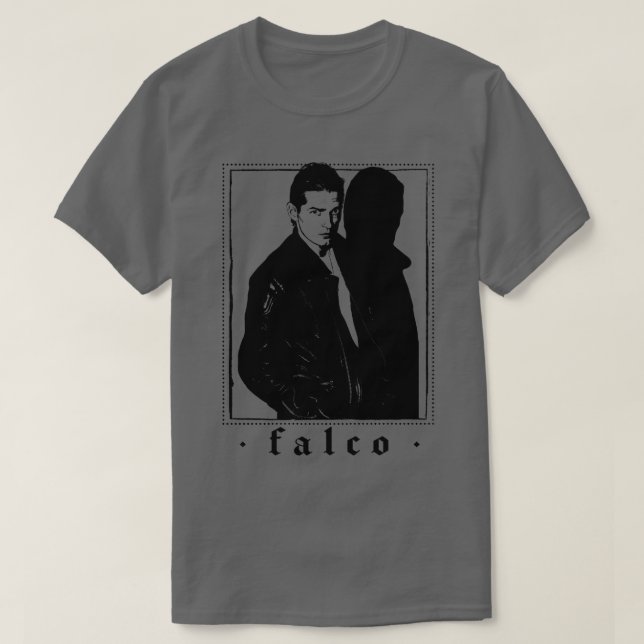Falco 80s Retro Design T Shirt (Design framsida)