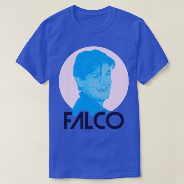 Falco Retro 80s Tribute T Shirt (Design framsida)