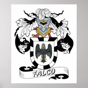 Falcofamiljvapensköld Poster