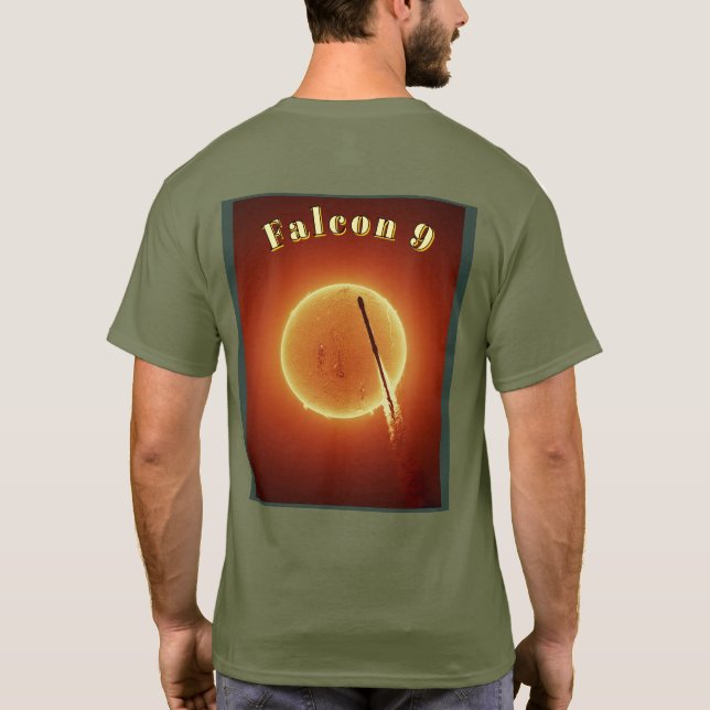 Falcon 9 t shirt (Baksida)