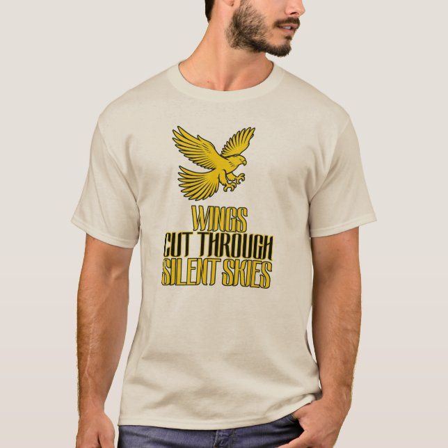 Falcon Avengers Wing Dive Design T Shirt (Framsida)