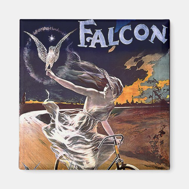 Falcon Bicycle Magnet (Framsidan)